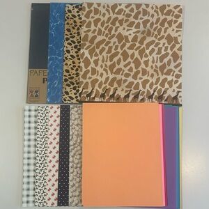 Scrapbooking:  62 pieces of paper - 12x12 and 8 1/2x11